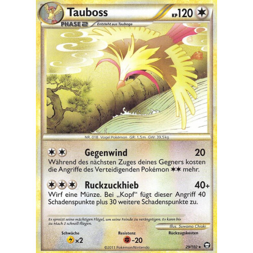 Tauboss - 29/102 - Reverse Holo