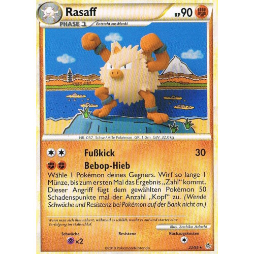 Rasaff - 22/95 - Reverse Holo