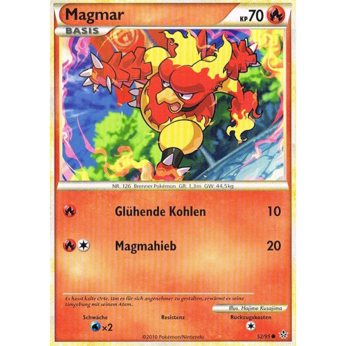 Magmar - 52/95 - Reverse Holo