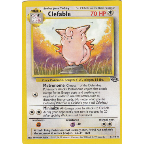 Clefable - 17/64 - Rare