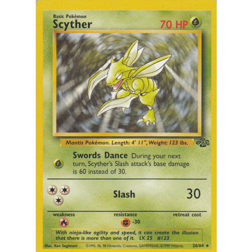 Scyther - 26/64 - Rare