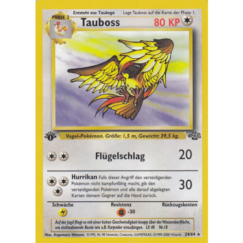 Tauboss - 24/64 - Rare 1st Edition