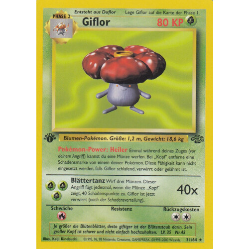 Giflor - 31/64 - Rare 1st Edition