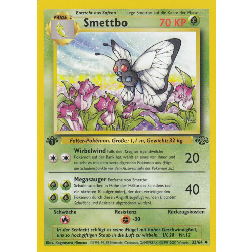 Smettbo - 33/64 - Uncommon 1st Edition