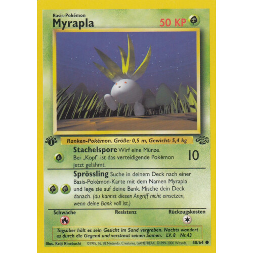 Myrapla - 58/64 - Common 1st Edition