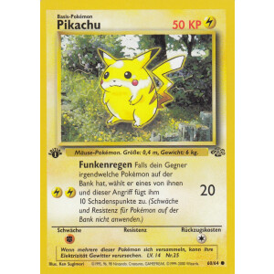 Pikachu - 60/64 - Common 1st Edition
