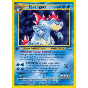 Feraligatr - 4/111 - Holo 1st Edition