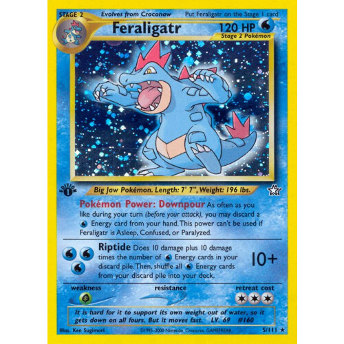 Feraligatr - 5/111 - Holo 1st Edition