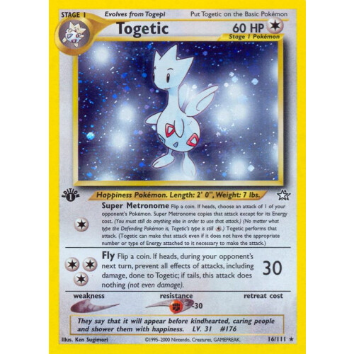 Togetic - 16/111 - Holo 1st Edition