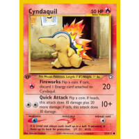 Cyndaquil - 57/111 - Common 1st Edition