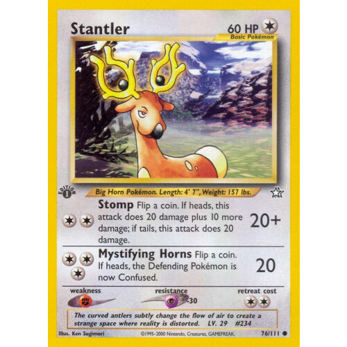 Stantler - 76/111 - Common 1st Edition