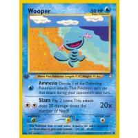 Wooper - 82/111 - Common 1st Edition
