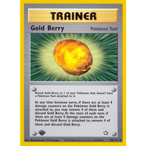 Gold Berry - 93/111 - Uncommon 1st Edition