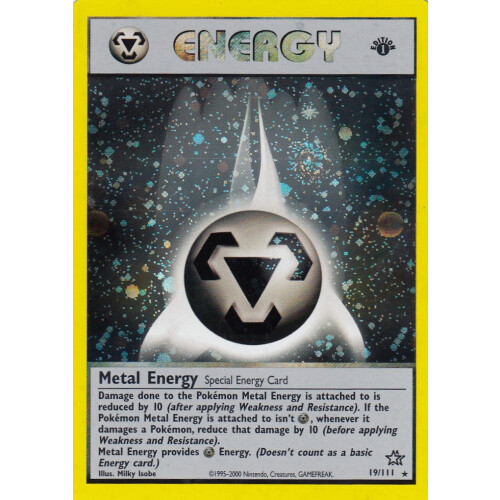 Metall-Energie - 19/111 - Holo 1st Edition