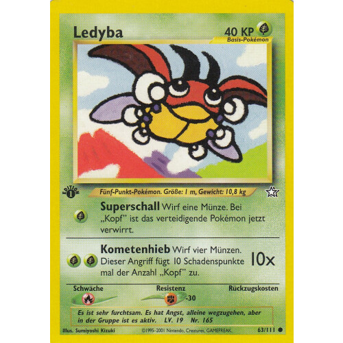 Ledyba - 63/111 - Common 1st Edition