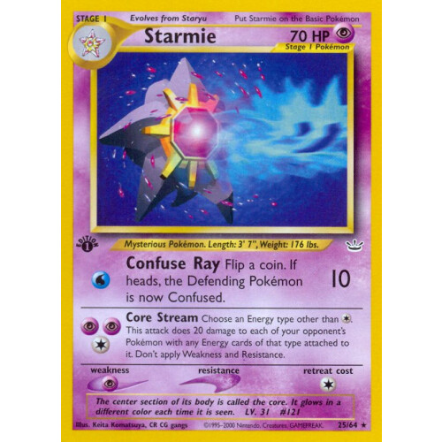 Starmie - 25/64 - Rare