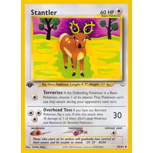Stantler - 38/64 - Uncommon 1st Edition