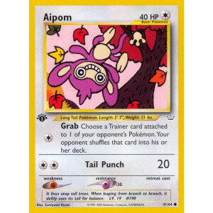 Aipom - 41/64 - Common 1st Edition
