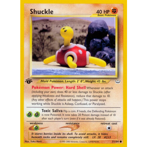 Shuckle - 51/64 - Common 1st Edition