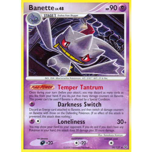 Banette - 19/127 - Rare