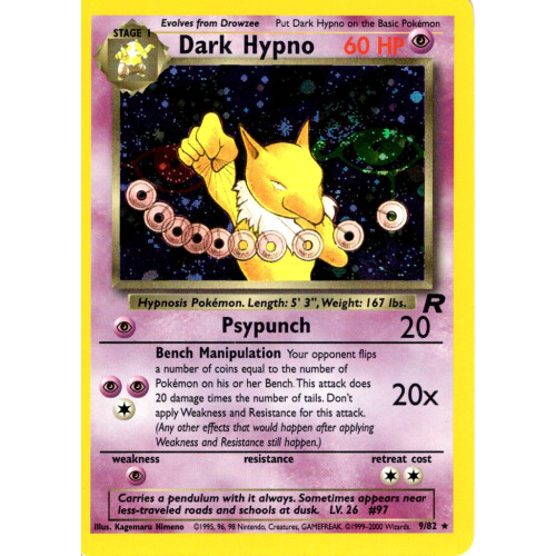 Dark Hypno - 9/82 - Holo