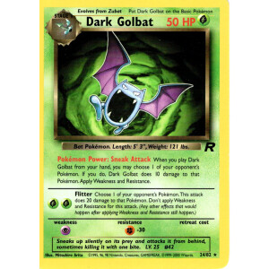 Dark Golbat - 24/82 - Rare