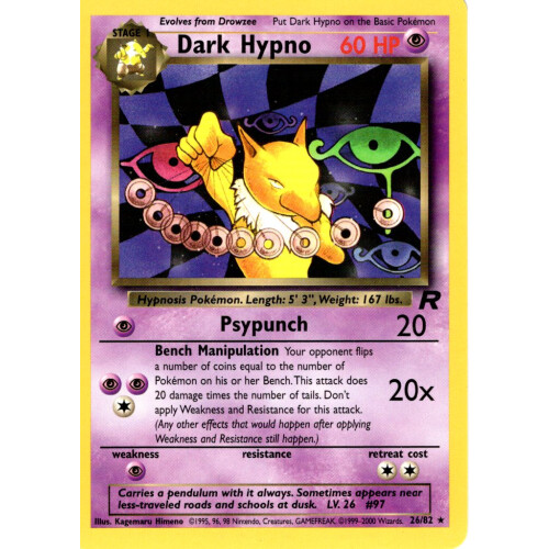 Dark Hypno - 26/82 - Rare