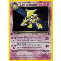 Dark Alakazam - 1/82 - Holo 1st Edition