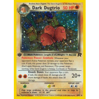 Dark Dugtrio - 6/82 - Holo 1st Edition