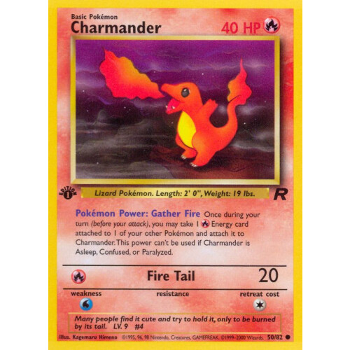 Charmander - 50/82 - Common 1st Edition