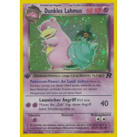 Dunkles Lahmus - 12/82 - Holo 1st Edition