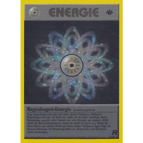 Regenbogen-Energie - 17/82 - Holo 1st Edition