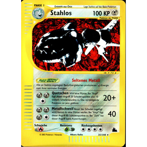 Stahlos - 31/144 - Reverse Holo