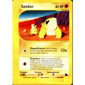Sandan - 92/144 - Reverse Holo