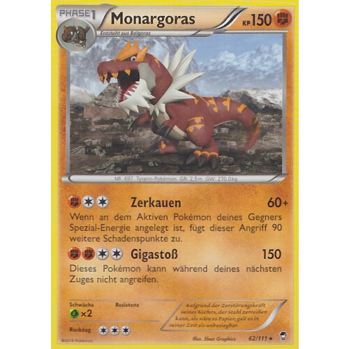 Monargoras - 62/111 - Rare