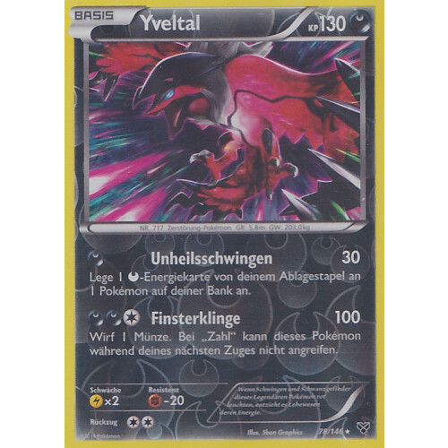 Yveltal - 78/146 - Rare