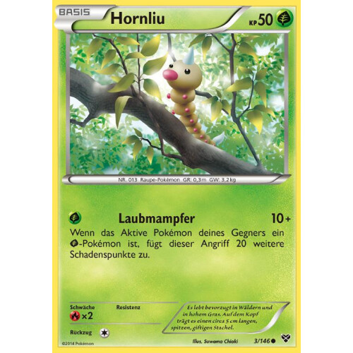 Hornliu - 3/146 - Reverse Holo