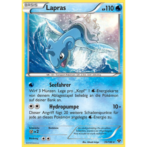 Lapras - 35/146 - Reverse Holo