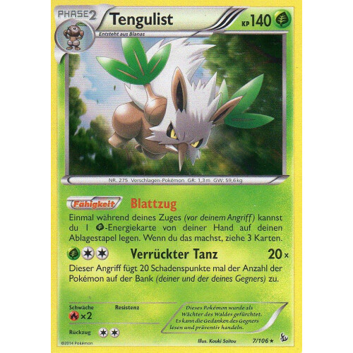 Tengulist - 7/106 - Reverse Holo