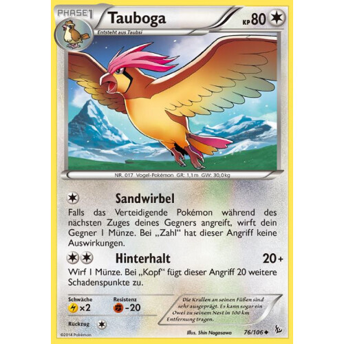 Tauboga - 76/106 - Reverse Holo