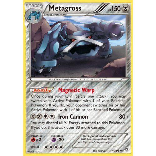 Metagross - 49/98 - Rare