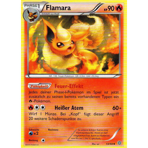 Flamara - 13/98 - Reverse Holo