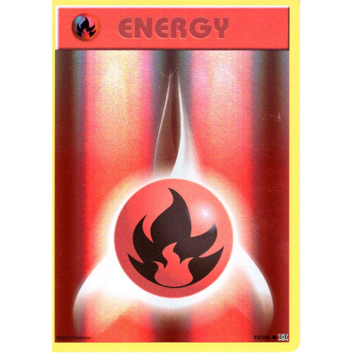 Fire Energy - 92/108 - Reverse Holo