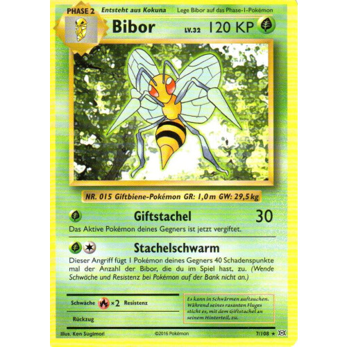 Bibor - 7/108 - Reverse Holo