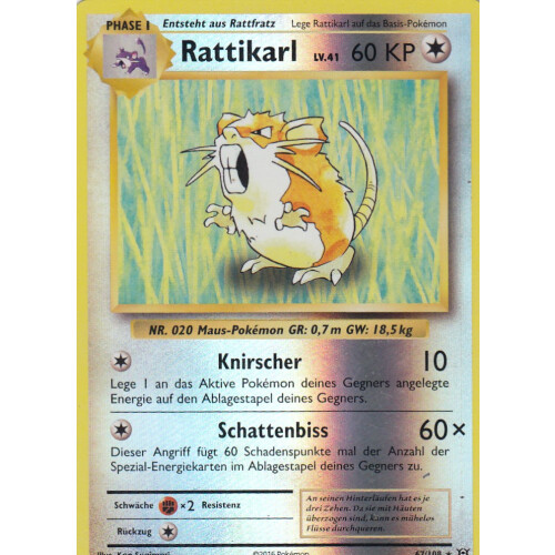 Rattikarl - 67/108 - Reverse Holo