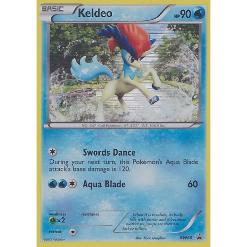 Keldeo - BW60 - Promo