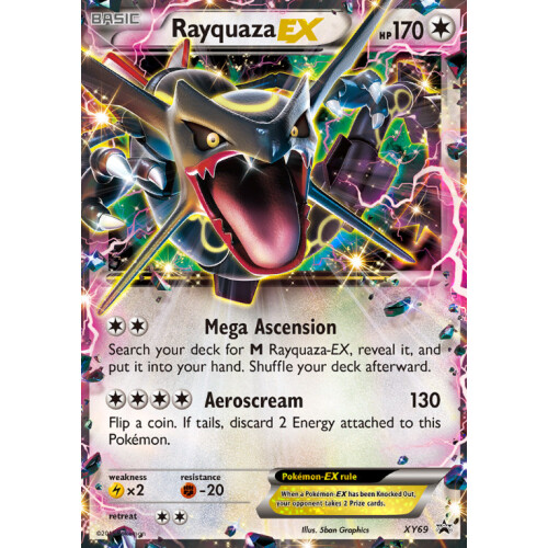 Proxy Karte Rayquaza .... Pokemon Rayquaza EX Holo BW47 Bitte Lesen