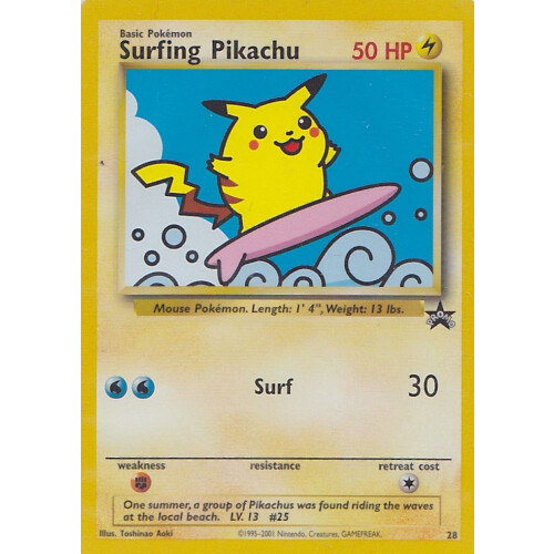Surfing Pikachu - 28 - Promo