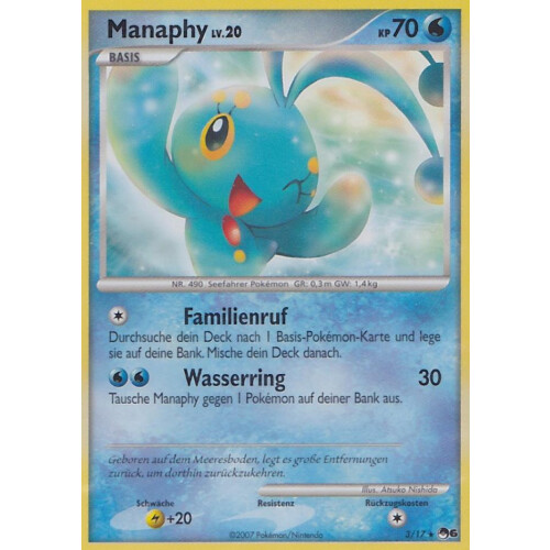 Manaphy - 3/17 - Promo