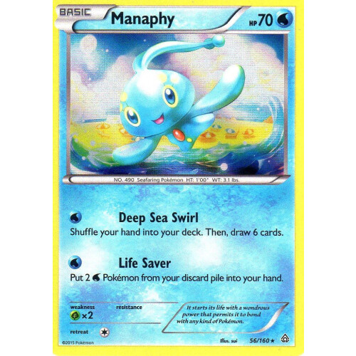 Manaphy - 56/160 - Reverse Holo